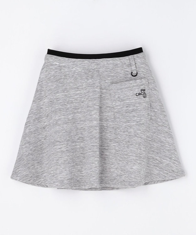 PW CIRCULUS 【WOMEN】裏毛スウェットフレアスカート ゴルフウェア レディース グレー系