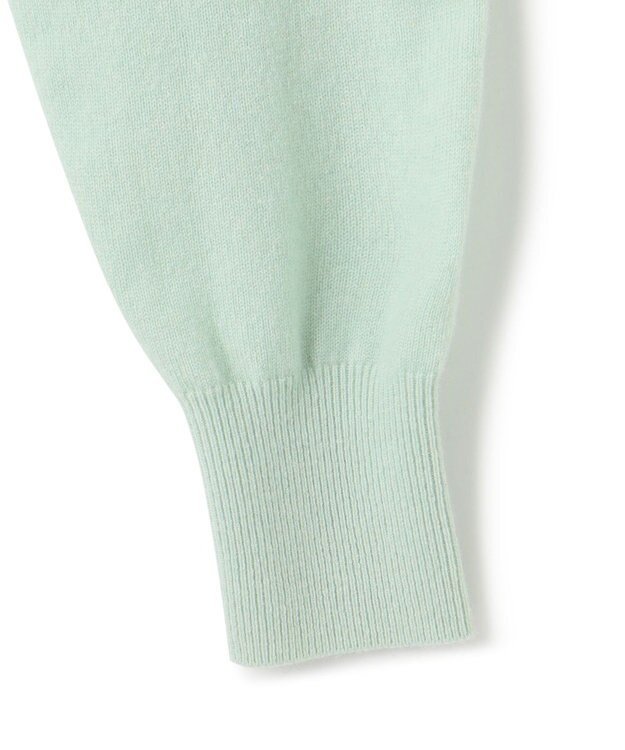 23区 【洗える】ピュアカシミヤ カーディガン スモーキーグリーン系