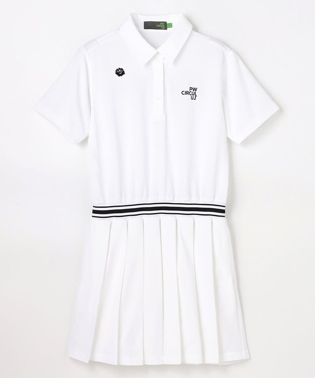 PW CIRCULUS 【WOMEN】ポロシャツワンピース ゴルフウェア レディース ホワイト系