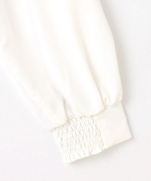 ANY SIS L 【優木まおみさんコラボ】秒映えセレモニー ブラウス × ジャンパースカート オフ×ネイビー