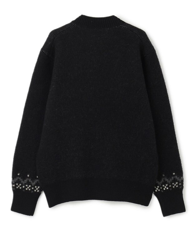 JOSEPH HOMME 【HIGH GRADE LINE】モンキージャガード　モックネックニット ブラック系5