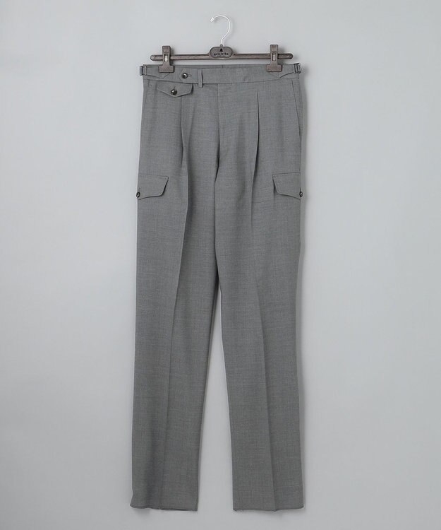 GOTAIRIKU ウォッシャブル ドレスカーゴパンツ アイボリー系