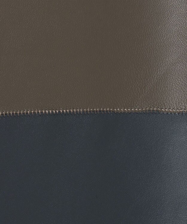 JOSEPH オーバーレイナッパ　レザースカート Smoke combo