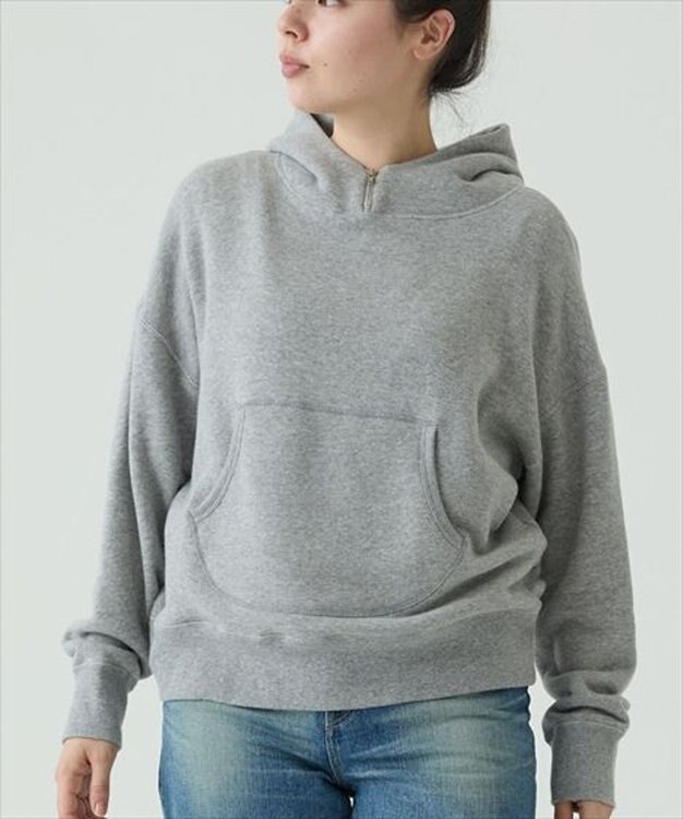 caqu ふわとろフーディー gray