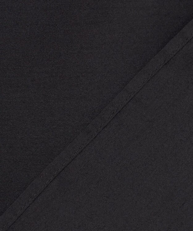 23区 L 【R(アール)】スモッキングタックオーガンザ ピンタック ブラウス ブラック系