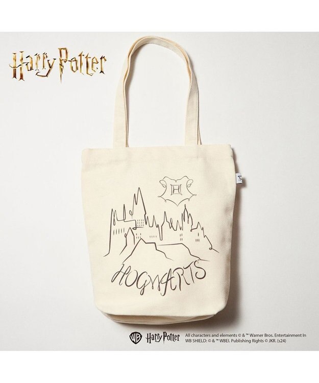 ing <ing>【ハリー・ポッターコラボレーション】ホグワーツデザイントートバッグ アイボリービー