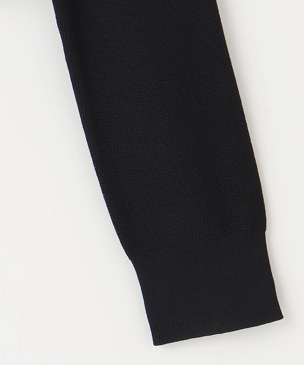 ANY SIS 【接触冷感・UVケア】ショートレングス畔 カーディガン ブラック