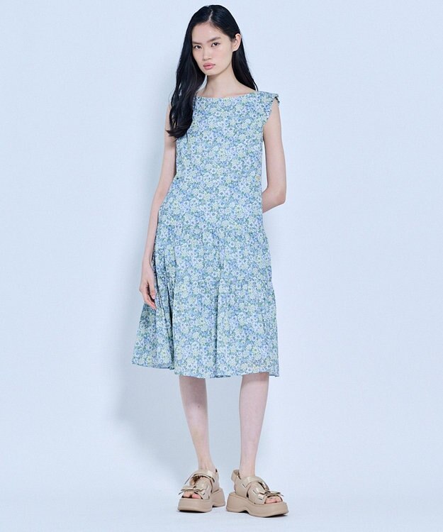 TOCCA 【WEB限定カラーあり・00サイズあり】MORNING BLOOM ドレス グリーン系5