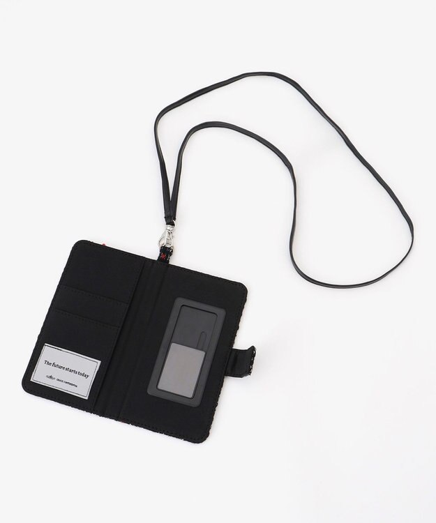 GRACE CONTINENTAL Fabricスマホケース グレー