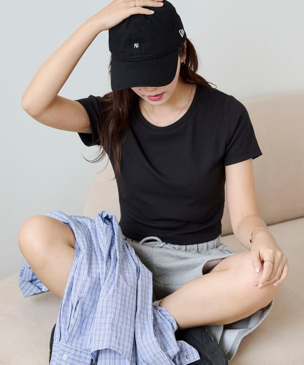 WEGO 【SMサイズ展開】コンパクトリブT ブラック