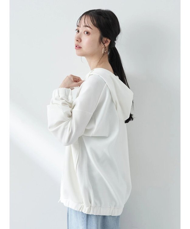 earth music&ecology ＵＶカット加工パーカー Ivory