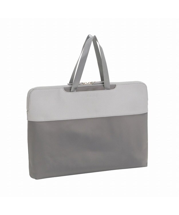 ACE BAGS & LUGGAGE Jewelna Rose リモハピ トートバッグ B4サイズ 15.6インチPC収納 10771 通勤 仕事 PCケース付 ジュエルナローズ ビジネスバッグ グレー