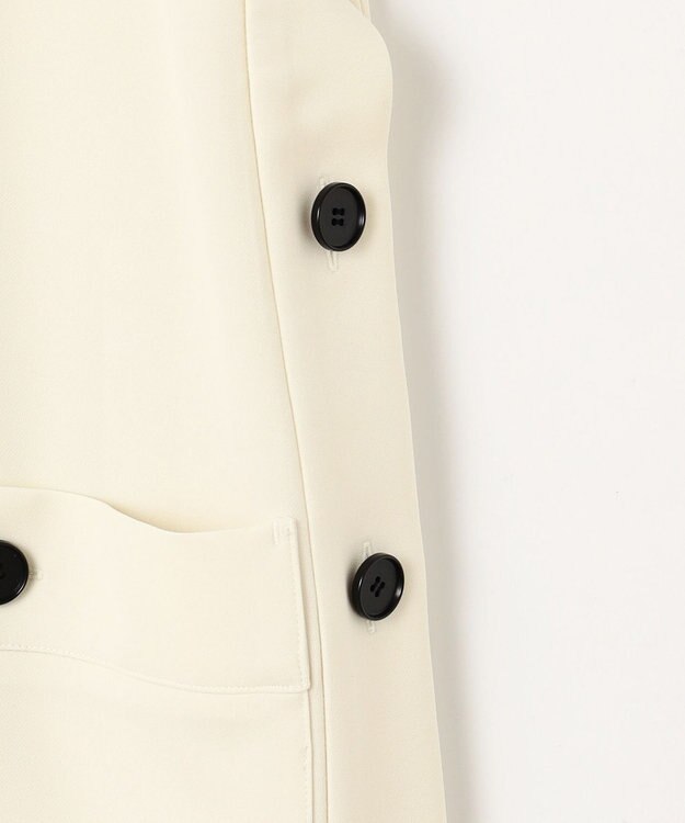 #Newans ロングシャツベスト ホワイト