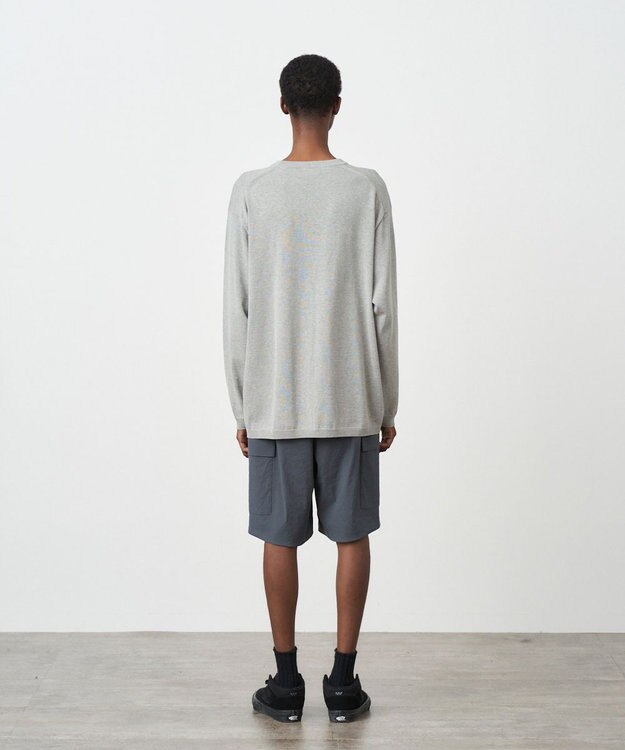 ATON NATURAL DYE ORGANIC | クルーネックセーター - UNISEX TOP GRAY