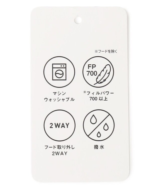 ANY SIS S 【2WAY】シルキータフタロング ダウン ブラウン