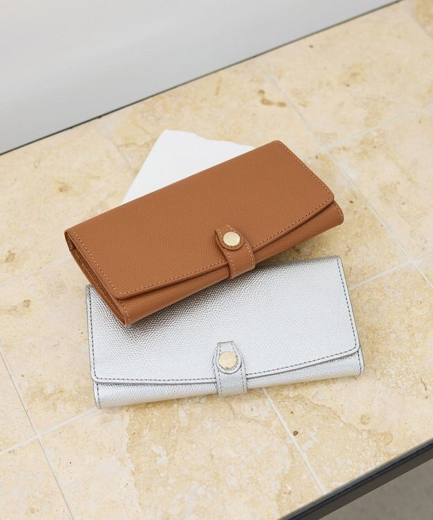 TOPKAPI 【TOPKAPI】角シボ型押し・ 長財布 COLORATO コロラート ブラウン