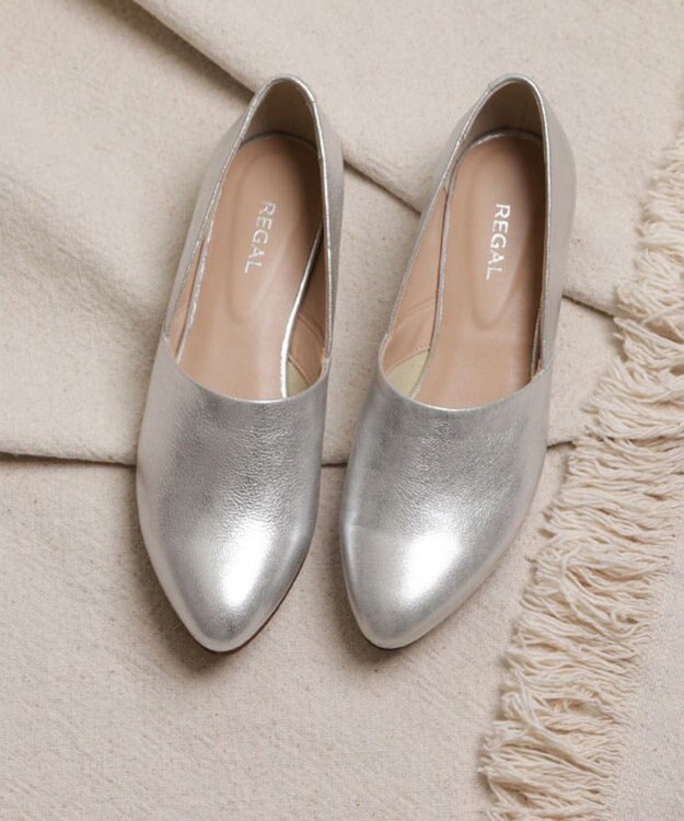 REGAL FOOT COMMUNITY 【リーガルレディース】F38R 甲深フラットシューズ フラットシューズ