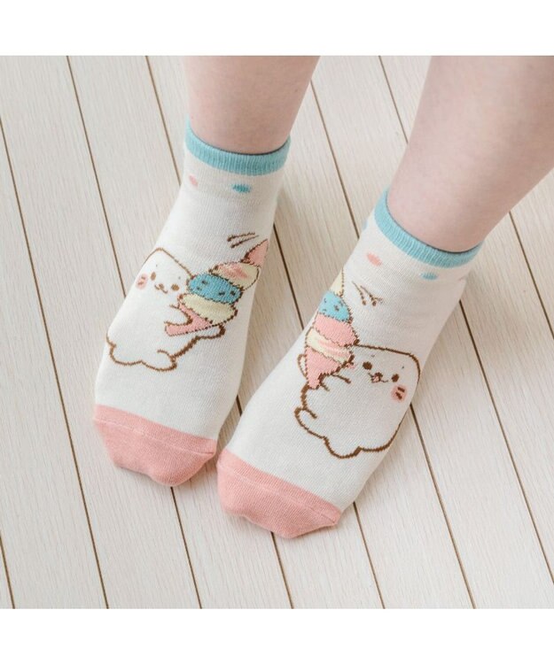 Mother garden ネット店 しろたん 靴下 2足セットB柄 2026春 21～24cm 2足セットB柄