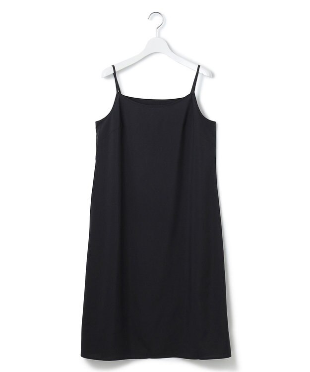 23区 【洗える】モノクロトーンプリント ワンピース ブラック系