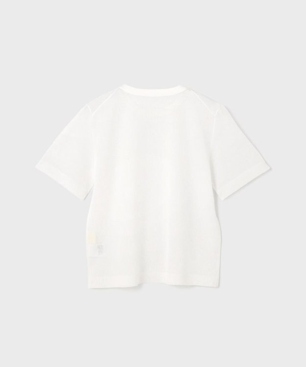 GRACE CONTINENTAL ブライトシアーニットトップ ホワイト