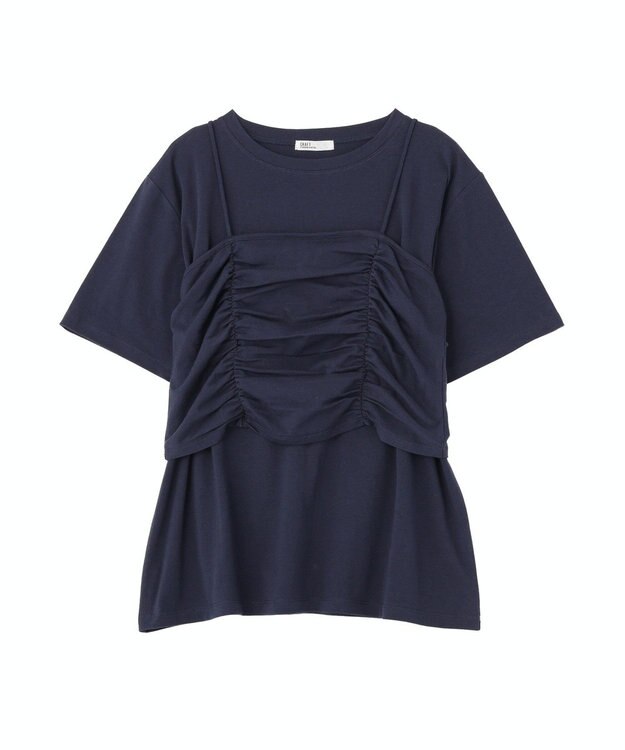 CRAFT STANDARD BOUTIQUE 2点セット ビスチェレイヤードプルオーバー Navy