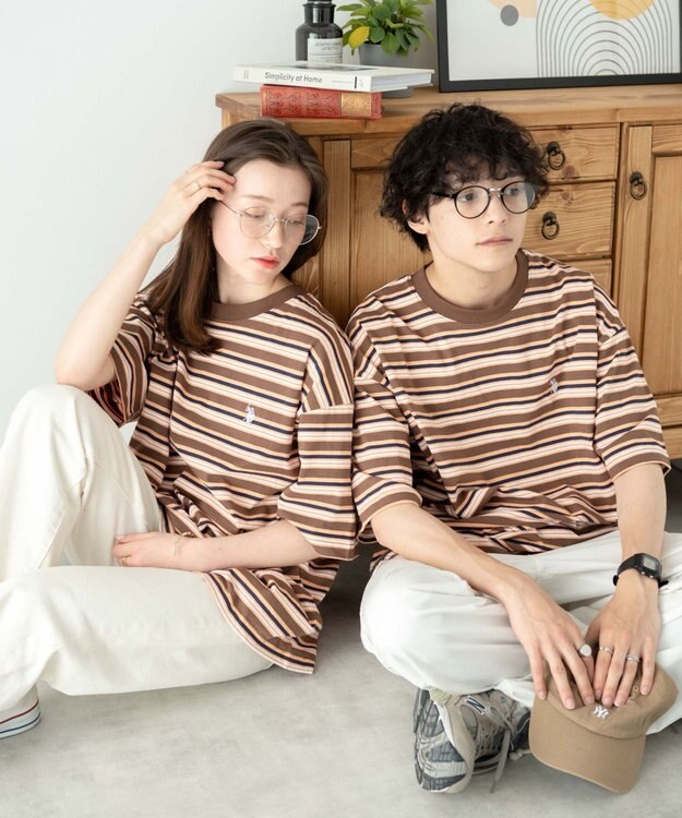 WEGO 【ユニセックス着用ITEM】別注USPOLO　ヘビーウエイトBIGT（S） 柄1