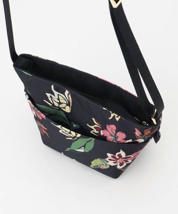 TOCCA LOVE MY COLOR CROSSBODY BAG バッグ ブラック（花柄）系5