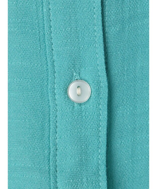 Green Parks ジャガードシアーシャツ Green