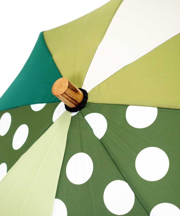 +RING レディース向け プラスリング 晴雨兼用（長ショート） GRN/WHT T1292  sunshield 緑