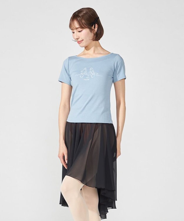 Chacott リハーサルスカート ブラック