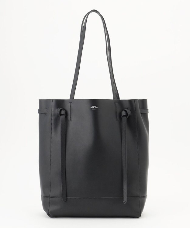 J.PRESS LADIES 【A4サイズ収納可】レザー トート バッグ ブラック系