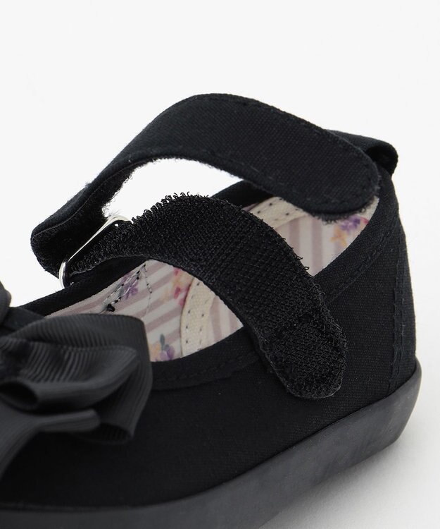 ANY KIDS リボンベルクロハンプバレエ ブラック系