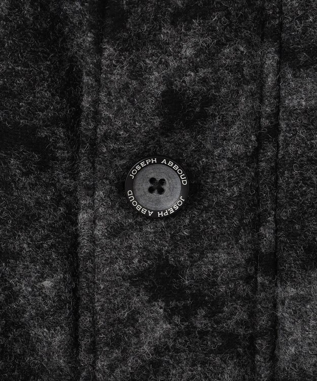 JOSEPH ABBOUD MOUNTAIN 【イタリア素材/ECOファー/9ポケット/ダウン/男女兼用】スライバーカモフラージュ　ダウンコート グレー系7