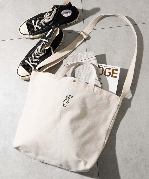 WEGO 2wayキャンバストート 柄22