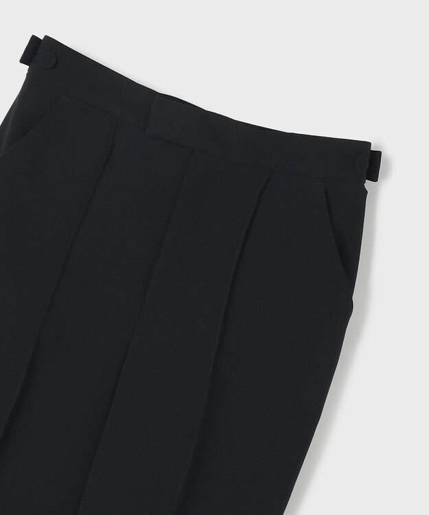 GRACE CONTINENTAL インサイドスリットスリムパンツ ブラック