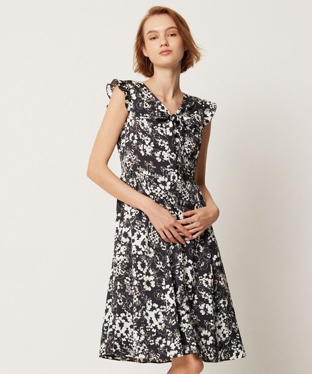 TOCCA 【洗える】FLOWER ROAD ドレス ブラック系5