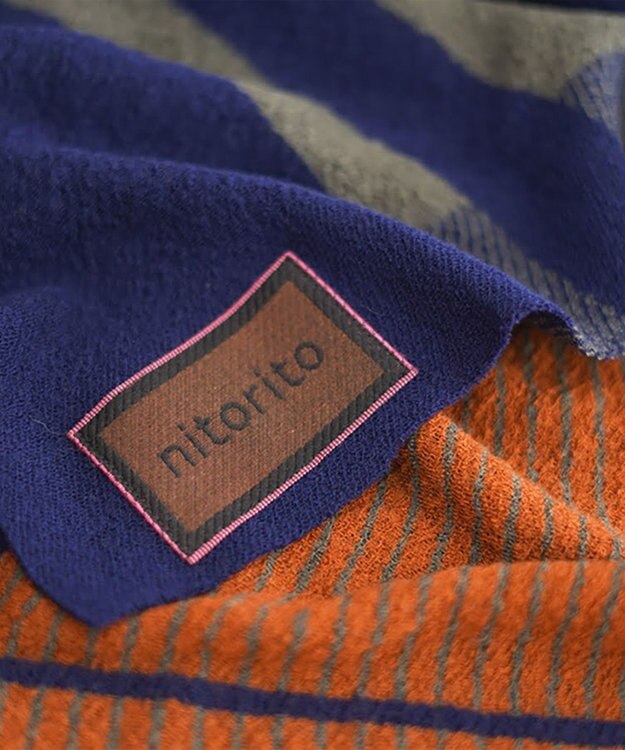 nitorito FUDGE12月号掲載【UNISEX】sora スヌード navy
