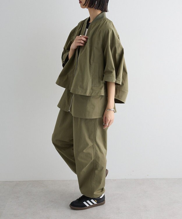 Green Parks ウ゛ィンテージペプラムオールインワン Khaki