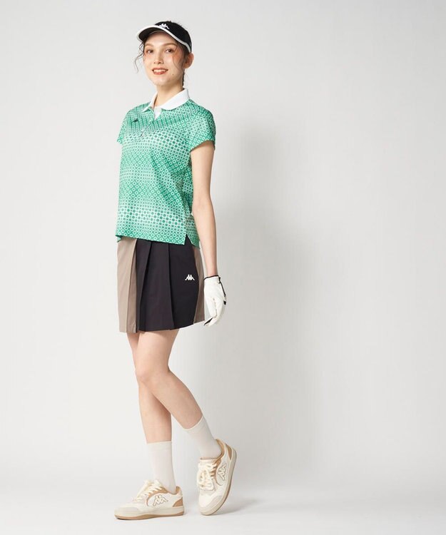FILA GOLF／marie claire 【Kappa】半袖ポロシャツ グリーン