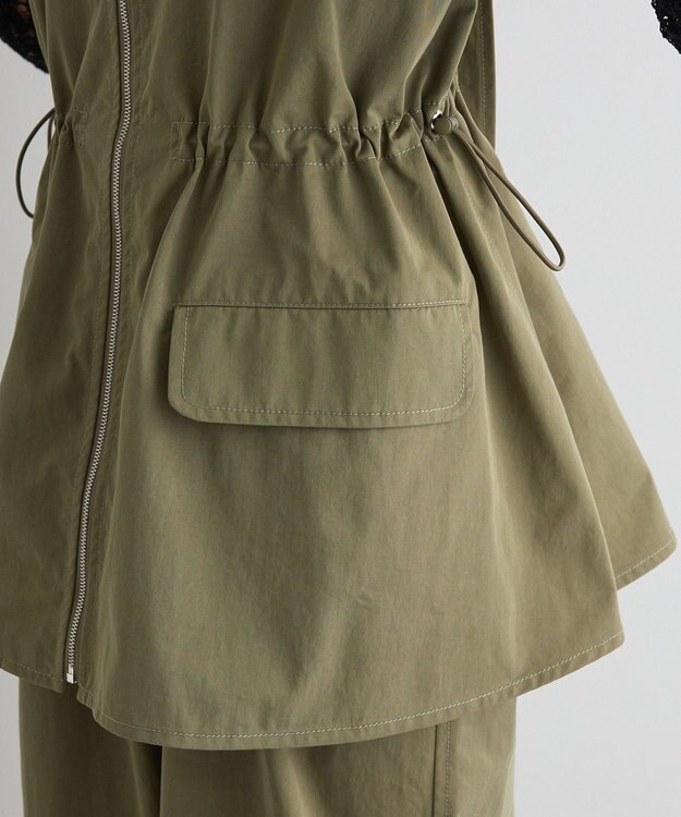 Green Parks ウ゛ィンテージペプラムオールインワン Khaki