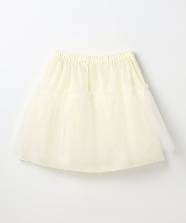 組曲 KIDS 【110-160㎝】チュール パニエ オフホワイト