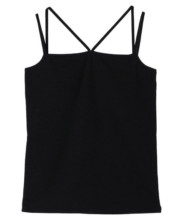 Green Parks カップ付きマルチストラップタンク Black