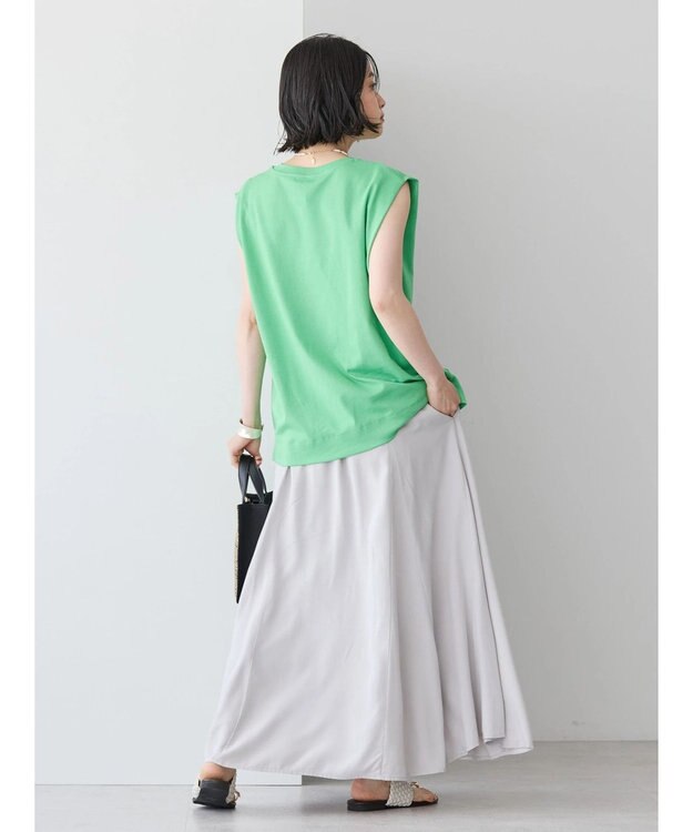 AMERICAN HOLIC ショルダータックノースリーブプルオーバー Light Green