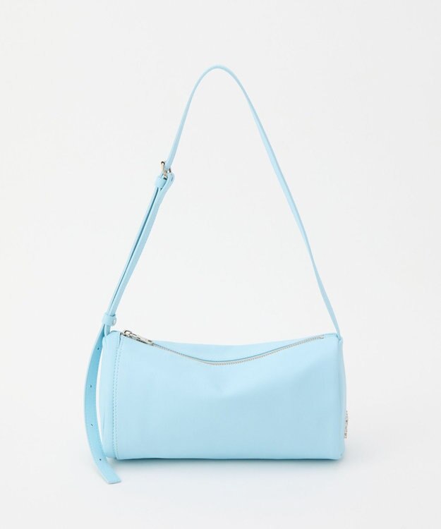 russet ソフトレザーロールショルダーバッグ(CE-1661) Sax