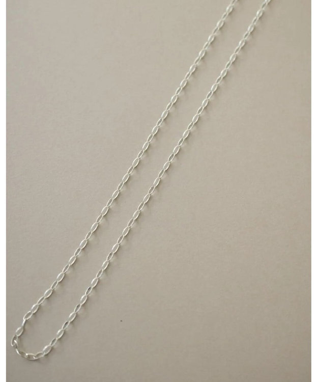 yoaa シルバー925 オーバルチェーンネックレス シルバー925