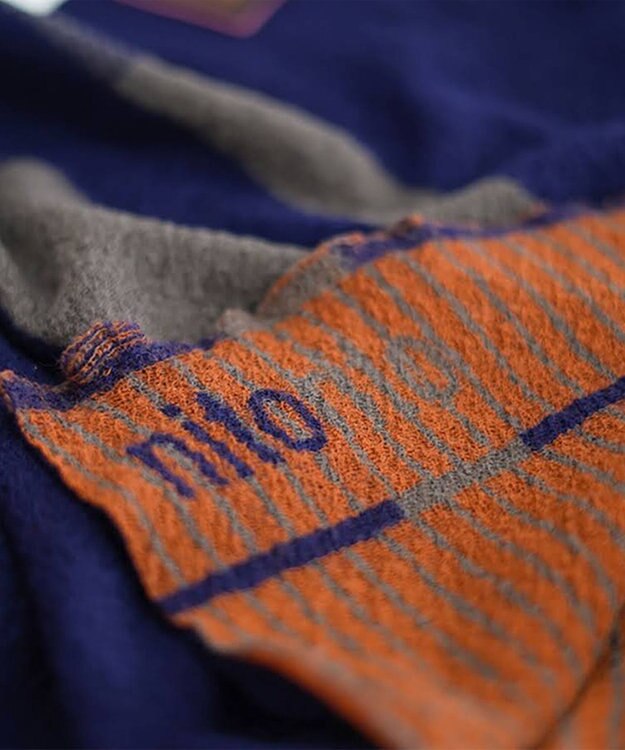 nitorito FUDGE12月号掲載【UNISEX】sora スヌード navy