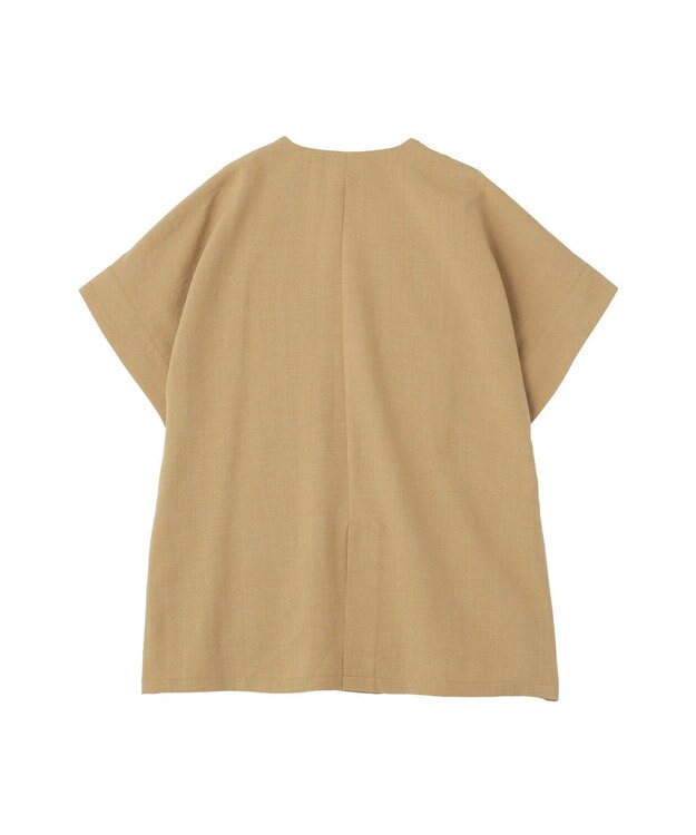 Green Parks リネンライクＶカラージャケット Beige