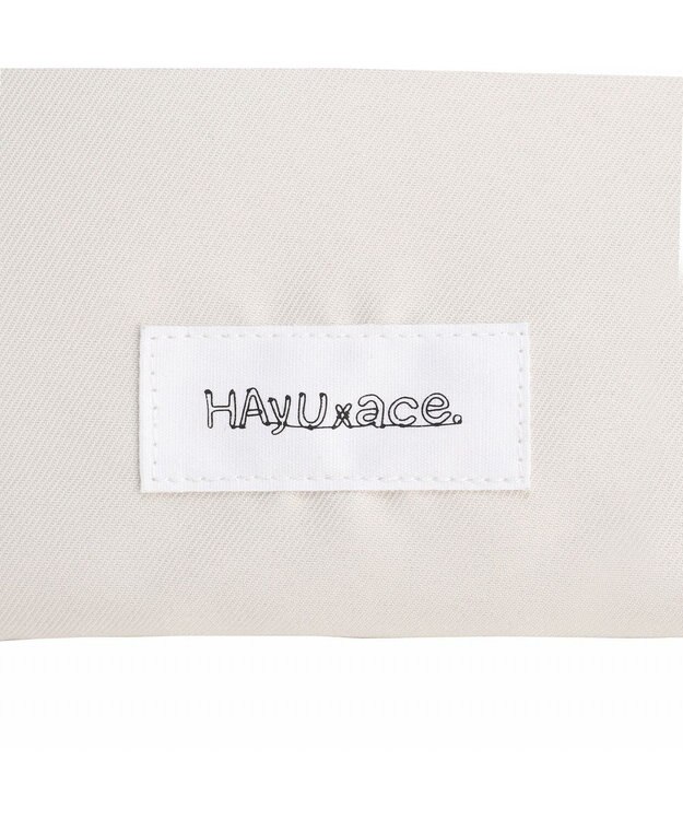 ACE BAGS & LUGGAGE HAyU × ace.  フラットポーチ 3点セット 猫柄 17825 アイボリー