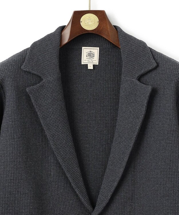 J.PRESS MEN 【WEB・一部店舗限定】ニットジャケット グレー系