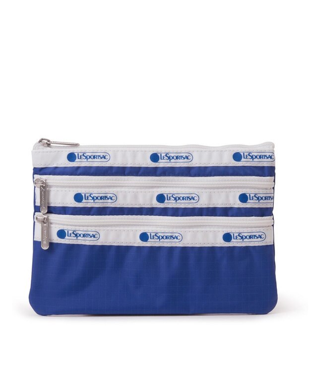LeSportsac 3ZIP COSMETIC/スペクテイターロイヤルブルー スペクテイターロイヤルブルー